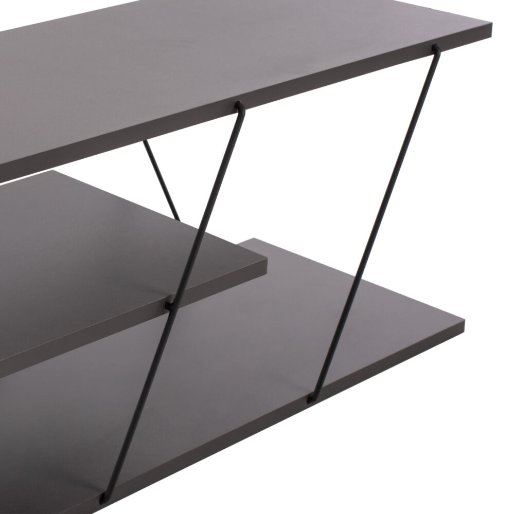 ΕΠΙΠΛΟ ΤΗΛΕΟΡΑΣΗΣ FB98922.20 ΜΕΛΑΜΙΝΗ ΓΚΡΙ 120x32x33Yεκ.