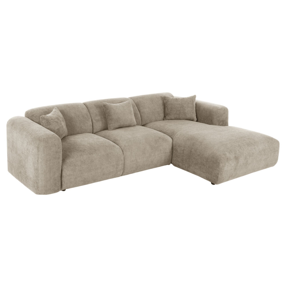 ΚΑΝΑΠΕΣ ΓΩΝΙΑ FB93275.01R ΜΠΕΖ ΥΦΑΣΜΑ 110-282×98-160×72Υεκ.