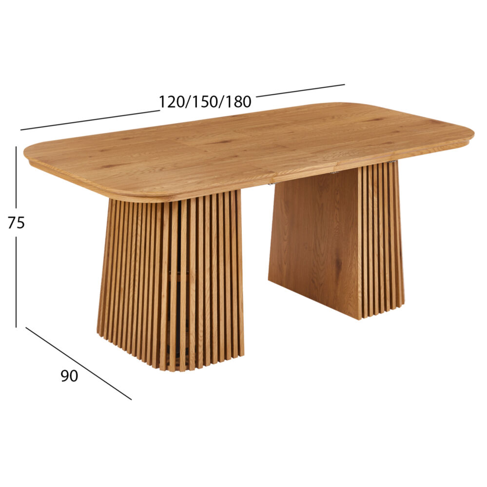 ΣΕΤ ΤΡΑΠΕΖΑΡΙΑΣ 7ΤΜΧ ΕΠΕΚΤΕΙΝΟΜΕΝΟ FB912107.02 MDF--ΥΦΑΣΜΑ ΜΠΕΖ
