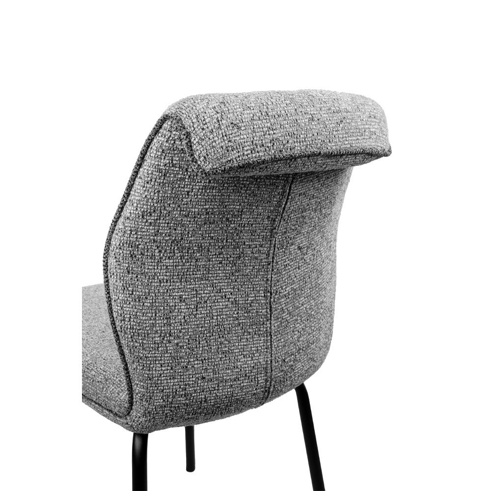 KOBI ΚΑΡΕΚΛΑ ΓΚΡΙ ΑΝΟΙΧΤΟ ΜΑΥΡΟ ΜΑΤ 62.5x45.5x88cm