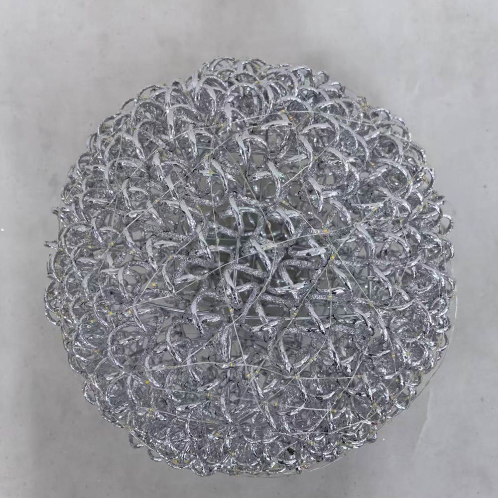 NOVA XMAS LED ΜΠΑΛΑ ΘΕΡΜΟ ΦΩΣ 40x40x40cm ΣΙΔΕΡΟ ΑΣΗΜΙ PET