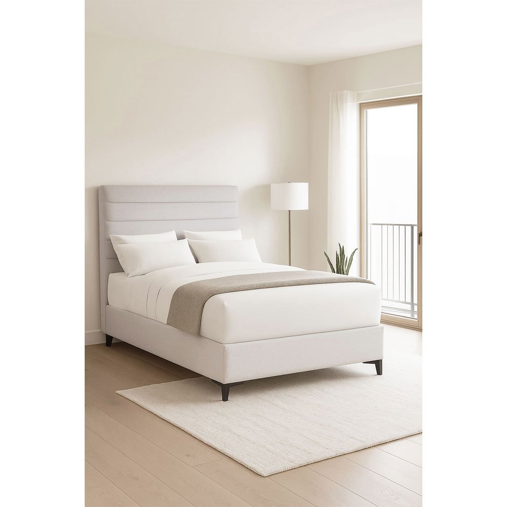 STRATTA ΚΡΕΒΑΤΙ ΜΕ ΑΠΟΘΗΚ. ΧΩΡΟ (ΓΙΑ ΣΤΡΩΜΑ 120x200cm) OFF WHITE 06-900 208x127x121cm