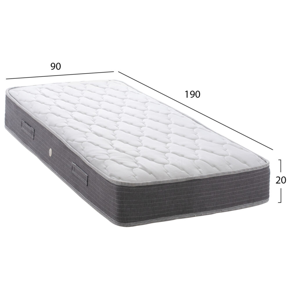 ΣΤΡΩΜΑ DREAMTOPIA ΣΕΙΡΑ LULLABY ALOE VERA FB9655.90 BONNELL SPRING 90x190 εκ.