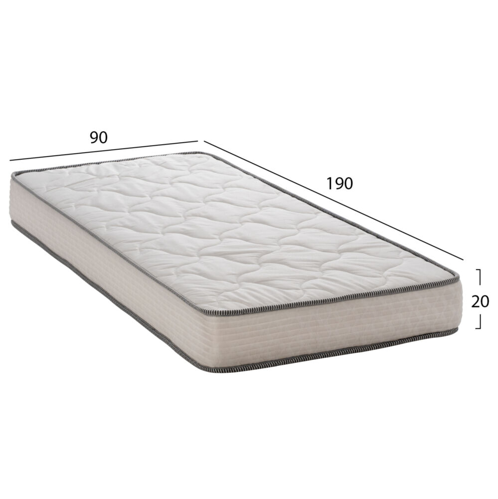 ΣΤΡΩΜΑ DREAMTOPIA ΣΕΙΡΑ RELIEF FB9653.90 BONNELL SPRING 90x190x20Y εκ.