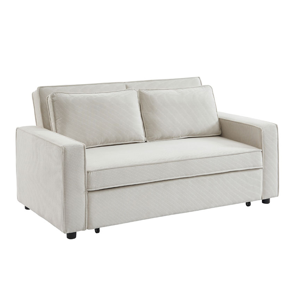 CUBO ΚΑΝΑΠΕΣ ΚΡΕΒΑΤΙ 3ΘΕΣΙΟΣ OFF WHITE 172x89x89cm