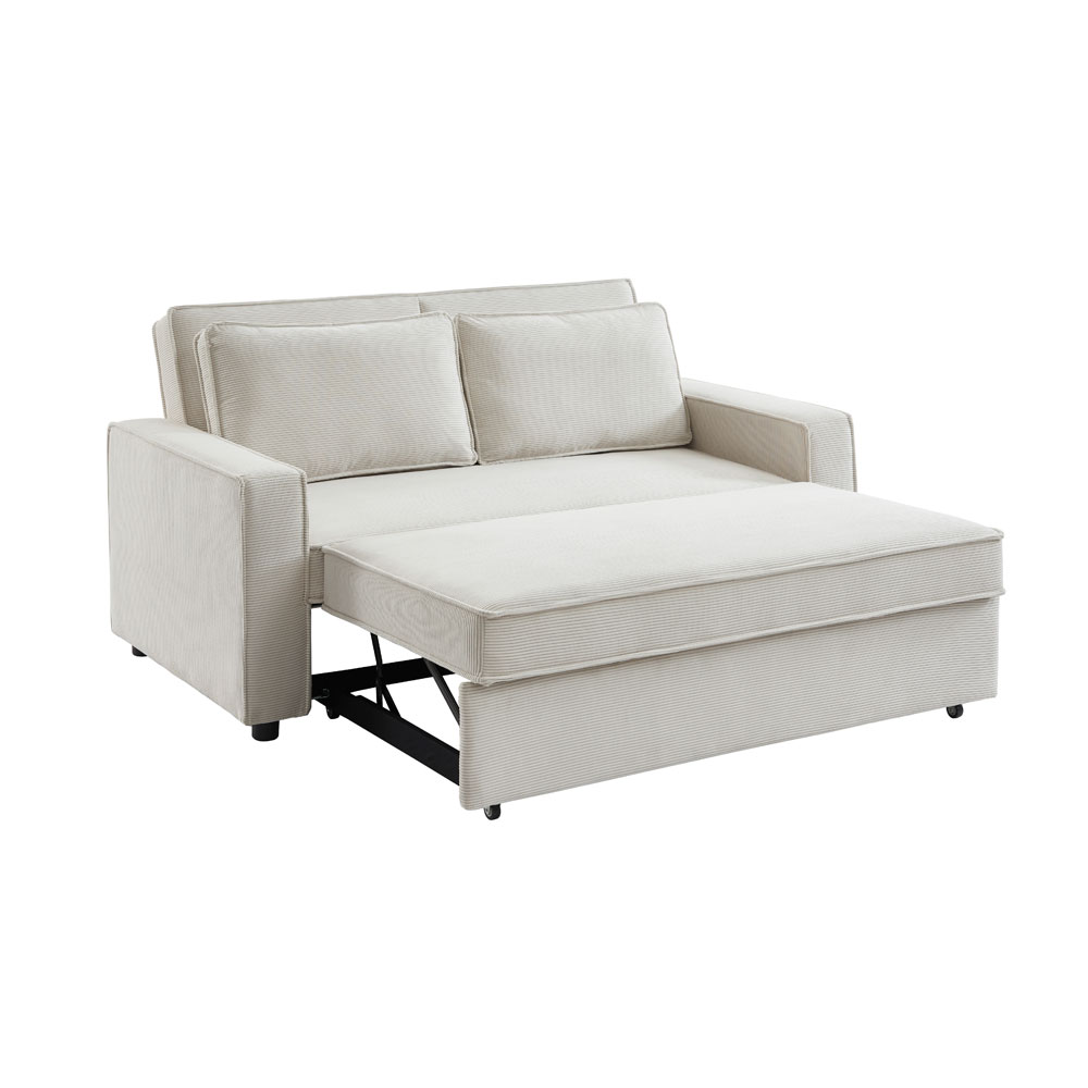 CUBO ΚΑΝΑΠΕΣ ΚΡΕΒΑΤΙ 3ΘΕΣΙΟΣ OFF WHITE 172x89x89cm