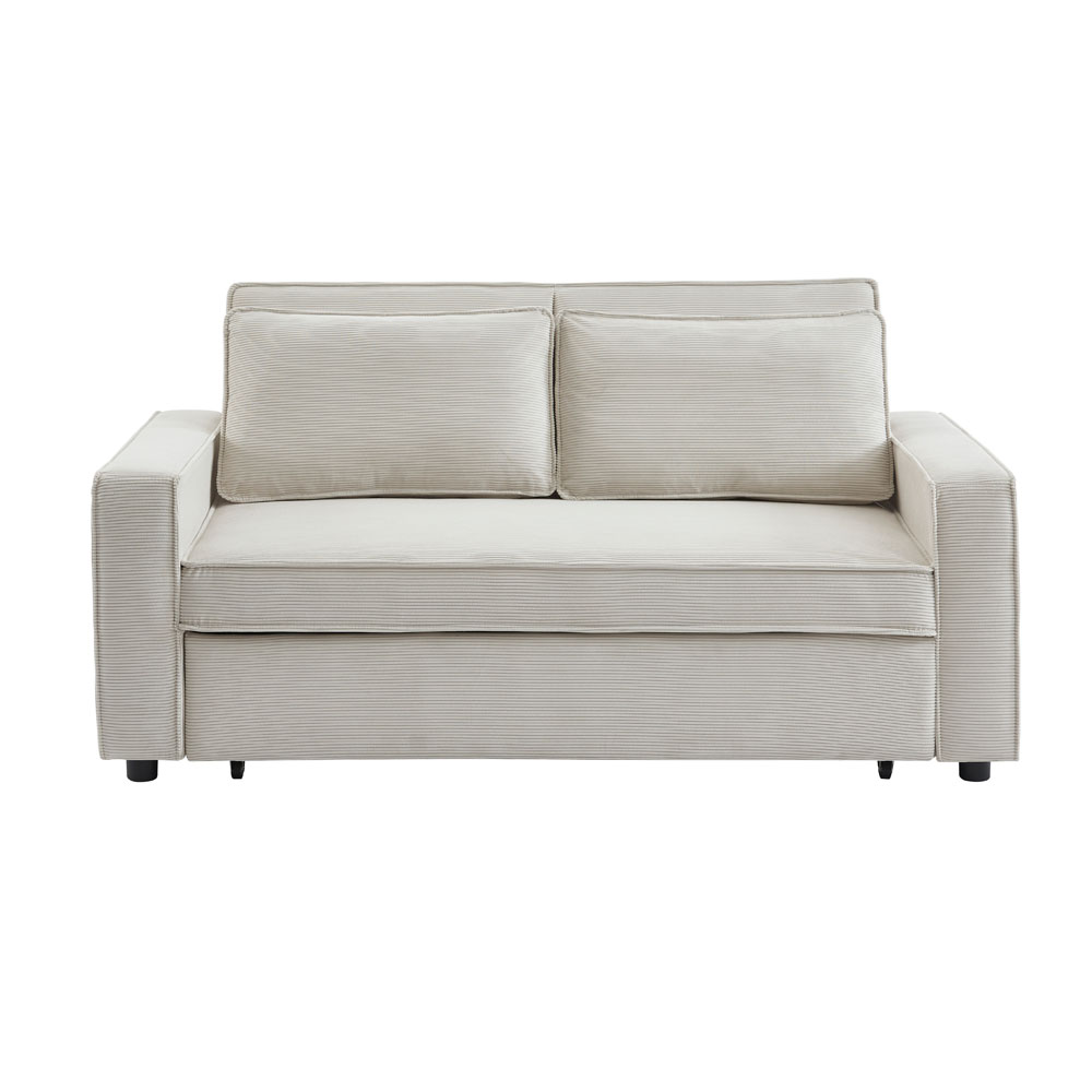 CUBO ΚΑΝΑΠΕΣ ΚΡΕΒΑΤΙ 3ΘΕΣΙΟΣ OFF WHITE 172x89x89cm