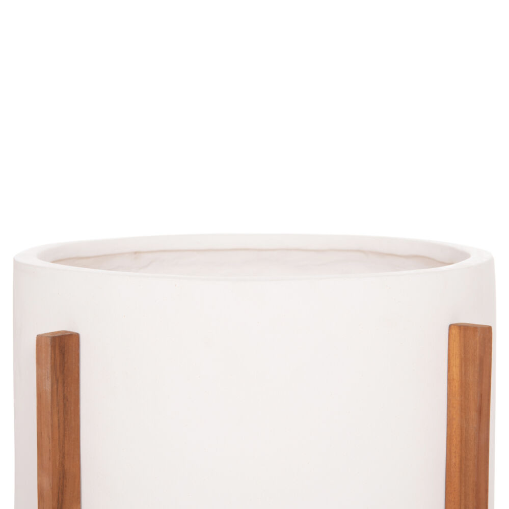 ΓΛΑΣΤΡΑ/ΚΑΣΠΟ ΕΣΩΤ.ΧΩΡΟΥ FB94682.02L FIBER CEMENT ΛΕΥΚΟ-TEAK ΒΑΣΗ Φ50x35Υεκ