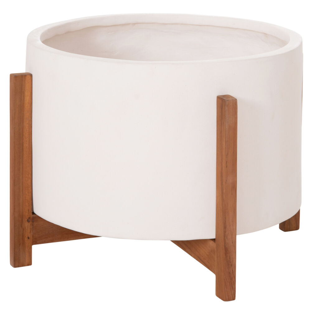 ΓΛΑΣΤΡΑ/ΚΑΣΠΟ ΕΣΩΤ.ΧΩΡΟΥ FB94682.02L FIBER CEMENT ΛΕΥΚΟ-TEAK ΒΑΣΗ Φ50x35Υεκ