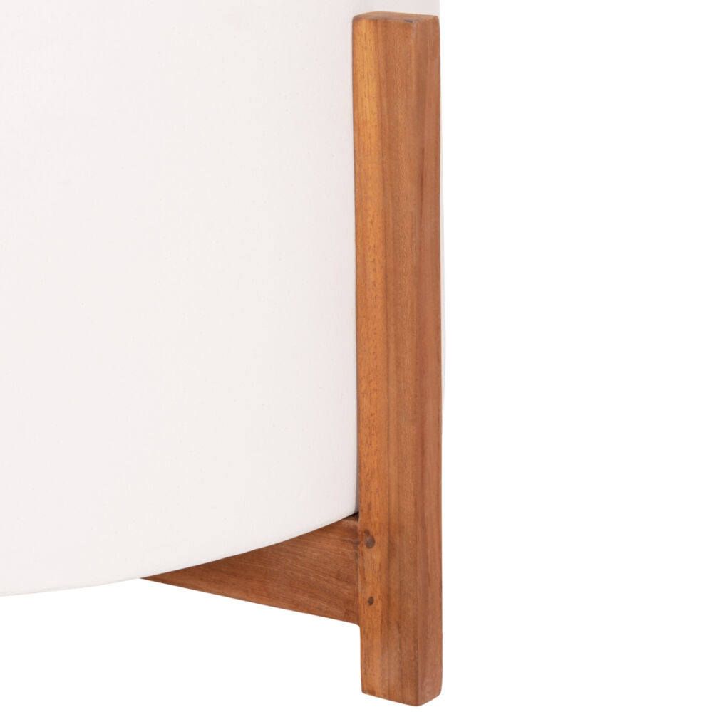 ΓΛΑΣΤΡΑ/ΚΑΣΠΟ ΕΣΩΤ.ΧΩΡΟΥ FB94682.02L FIBER CEMENT ΛΕΥΚΟ-TEAK ΒΑΣΗ Φ50x35Υεκ